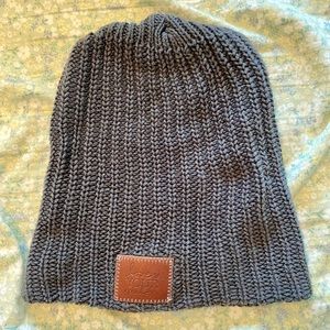 Love Your Melon gray knit beanie